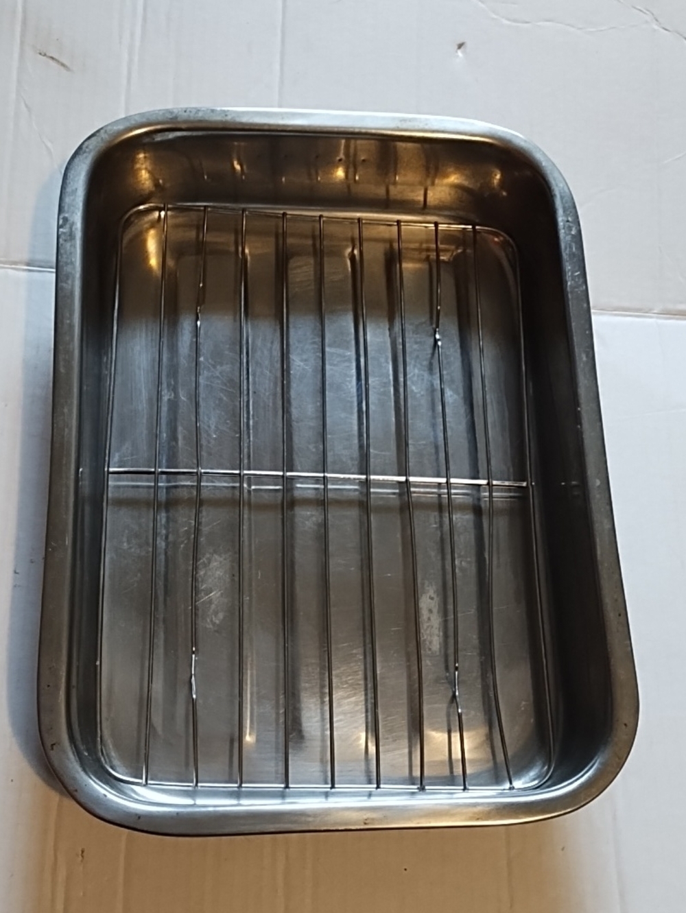 Gold Coast Stainless Steel Roasting Pan with Rack - Silver